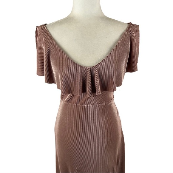 LULU’S Frill Estate Blush Midi Dress - Picture 11 of 13